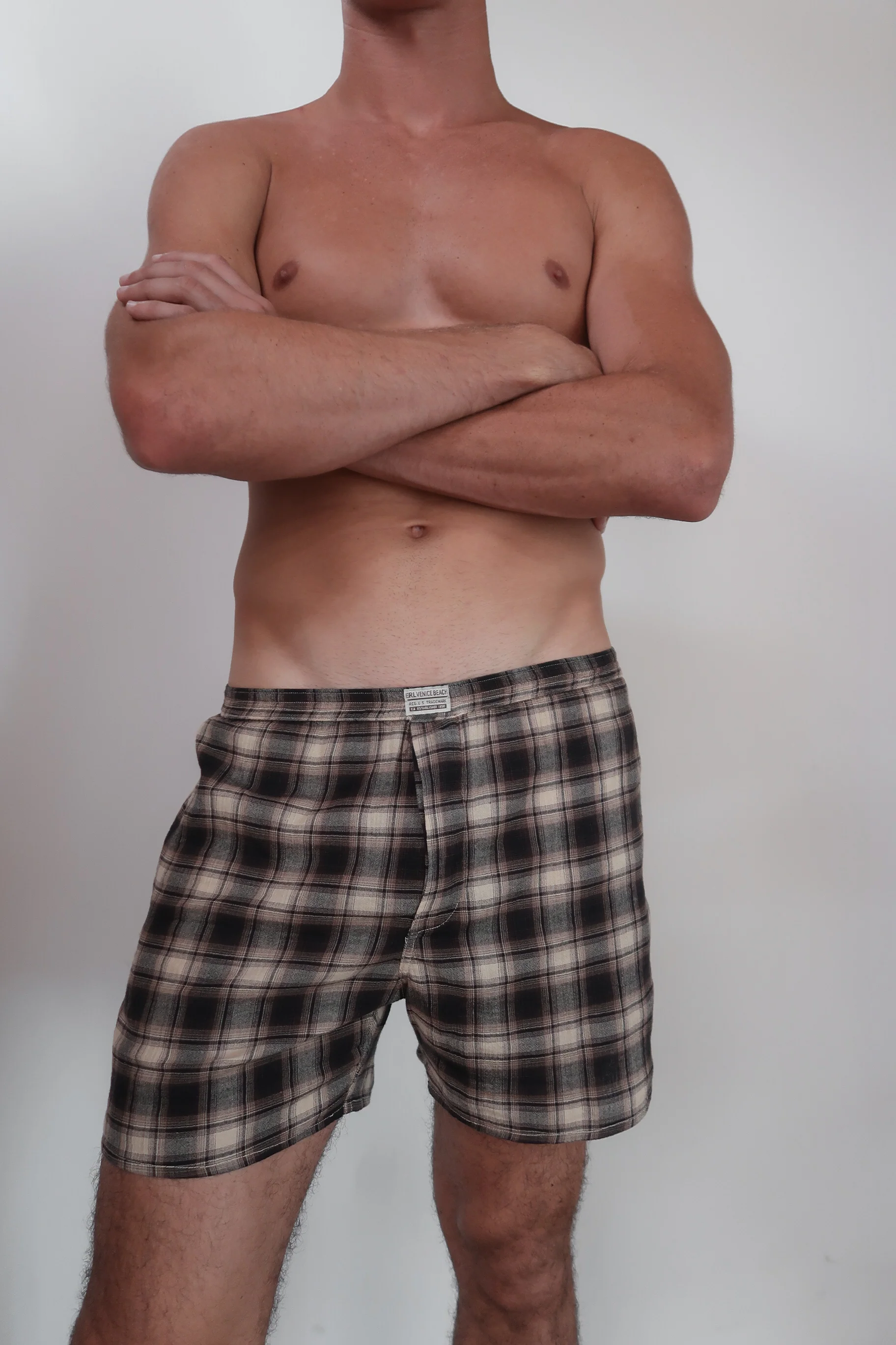 brown plaid boxers - Image 6