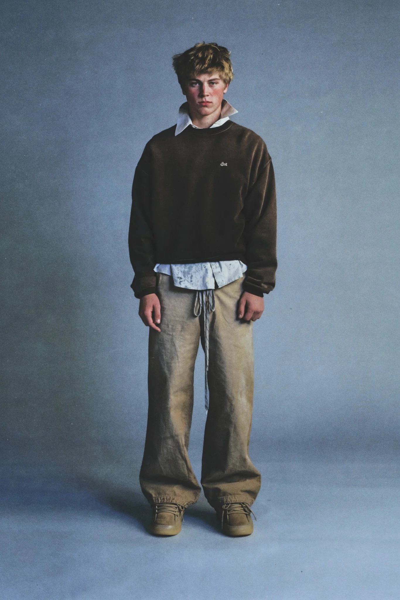 brown sunfaded crewneck - Image 7
