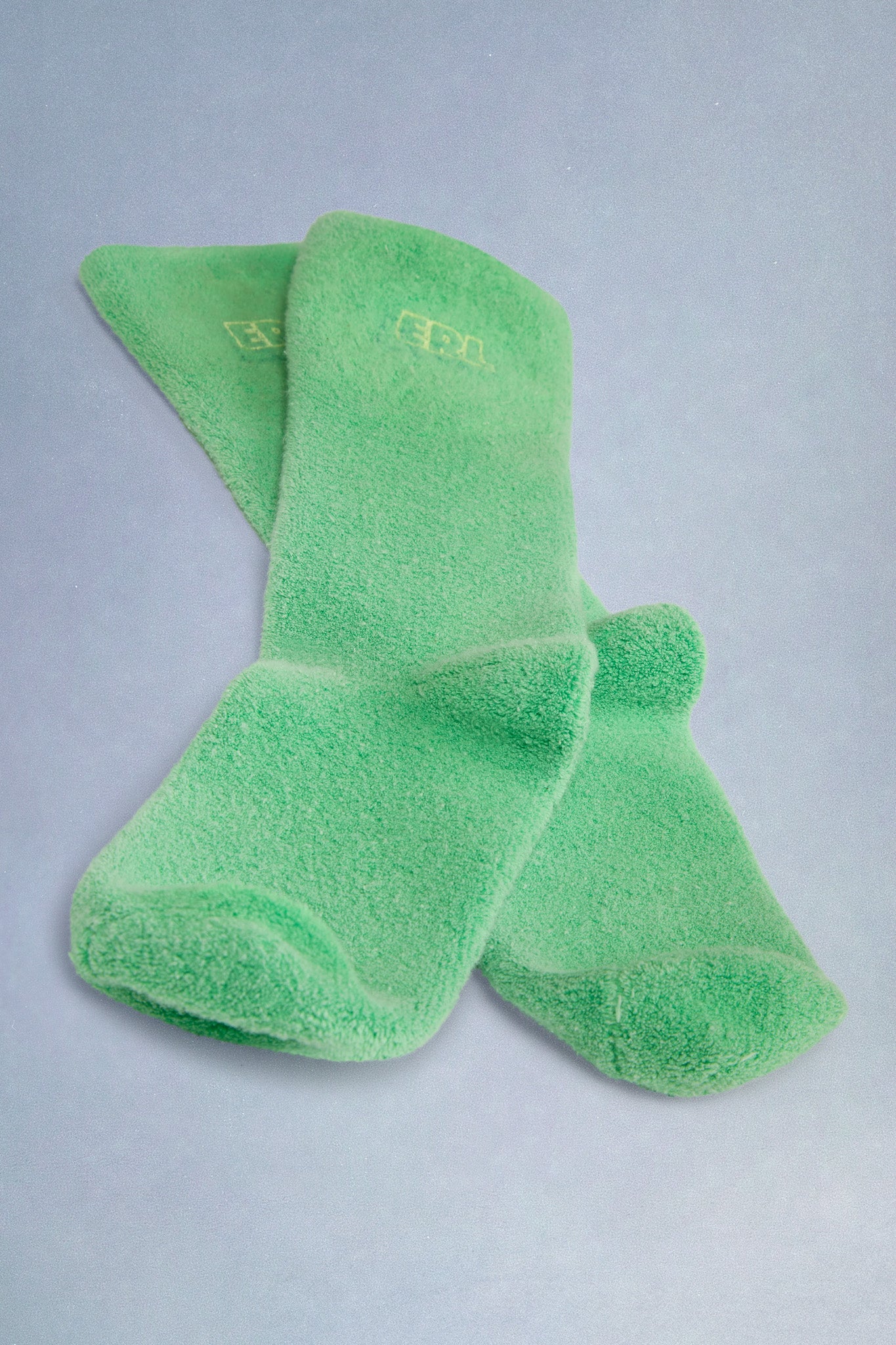 electric green soft socks - Image 4
