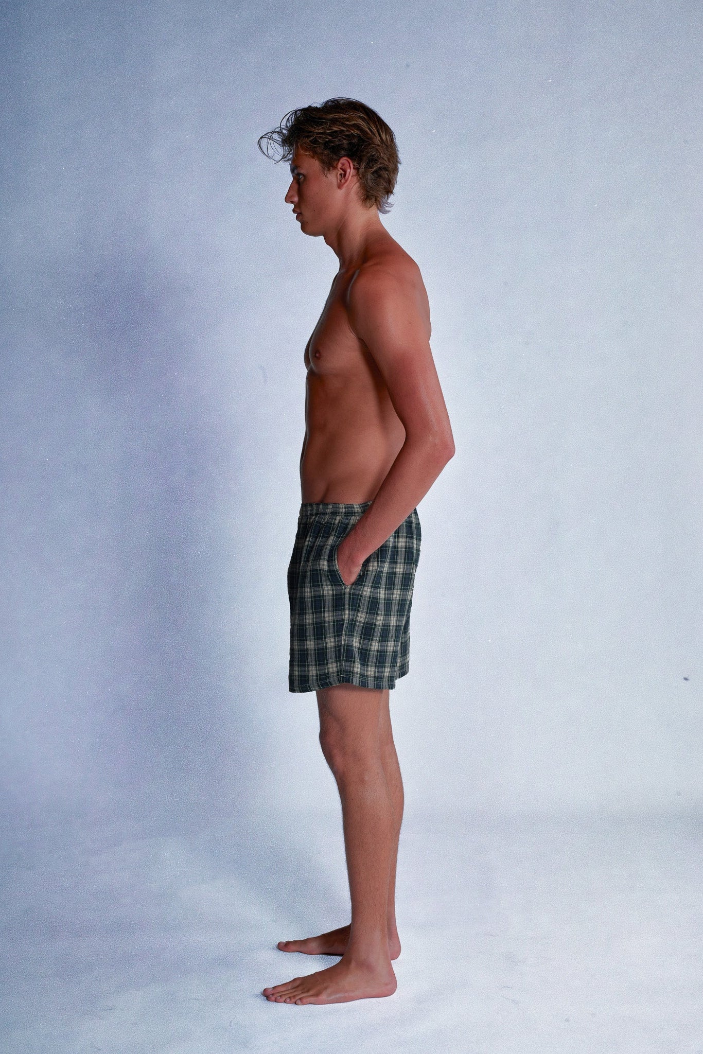 green plaid boxers - Image 3