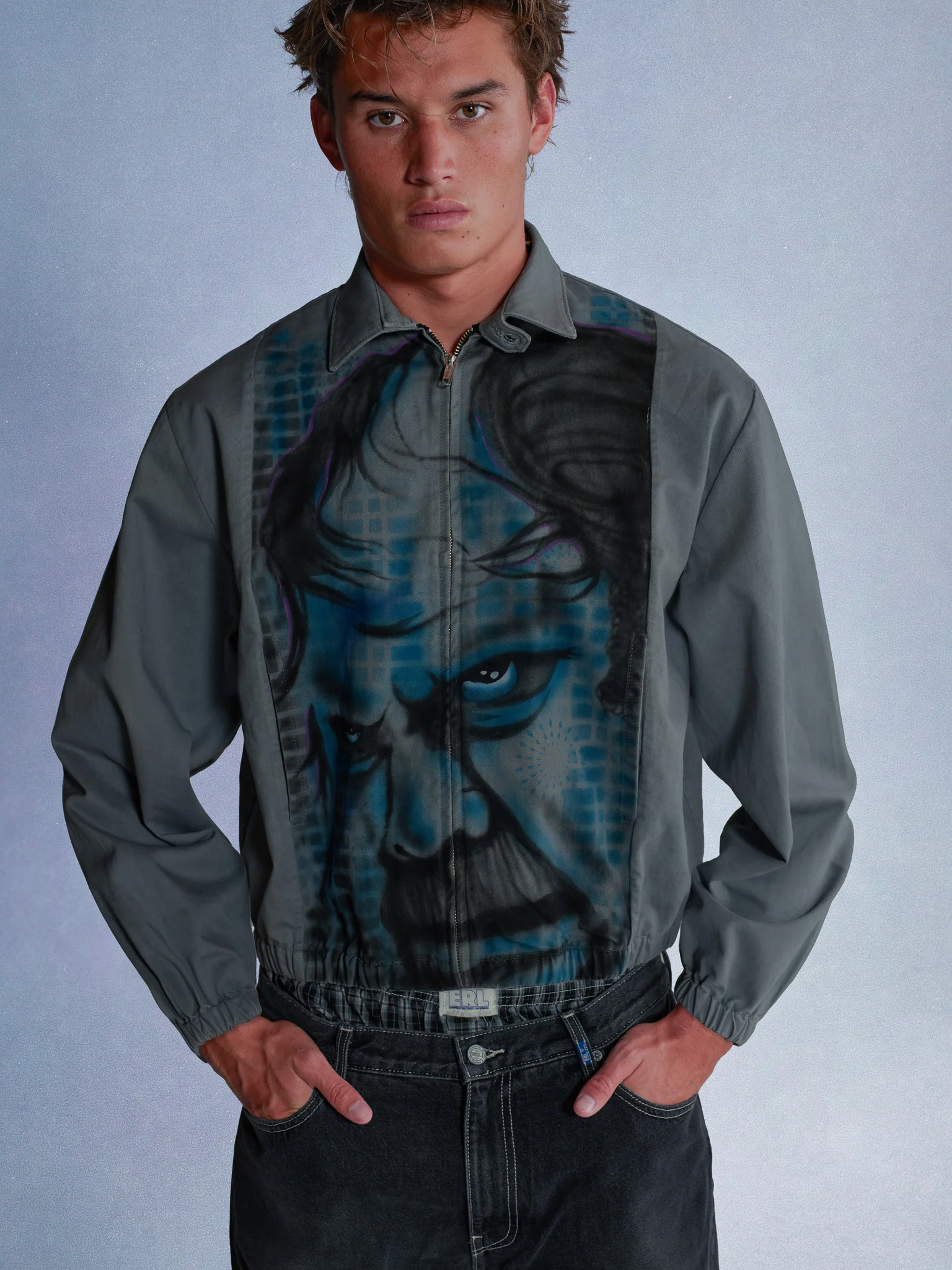hand painted jacket - Image 3