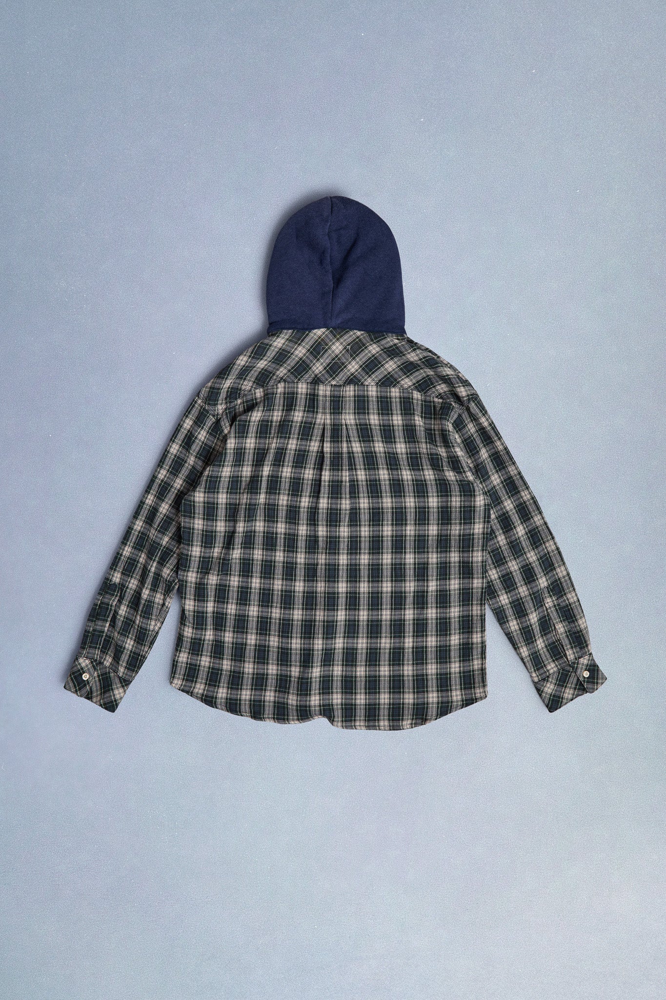hooded plaid shirt - Image 6