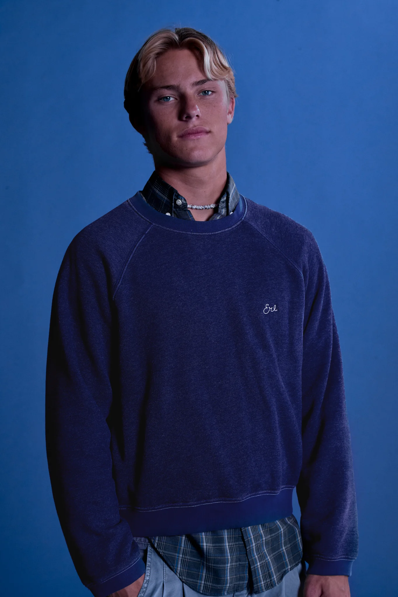 navy raglan crew - Image 4