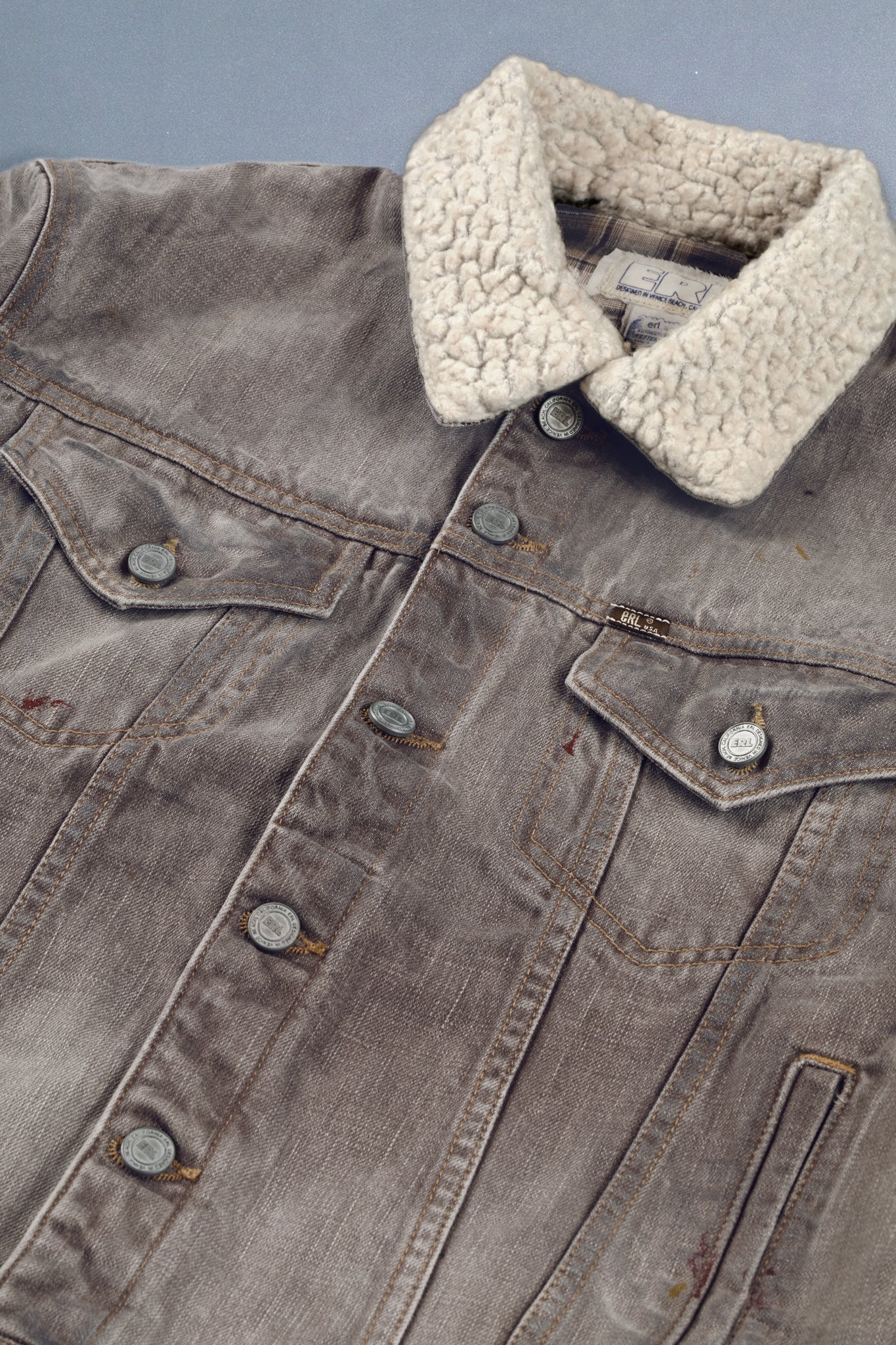 sherpa denim jacket - Image 4