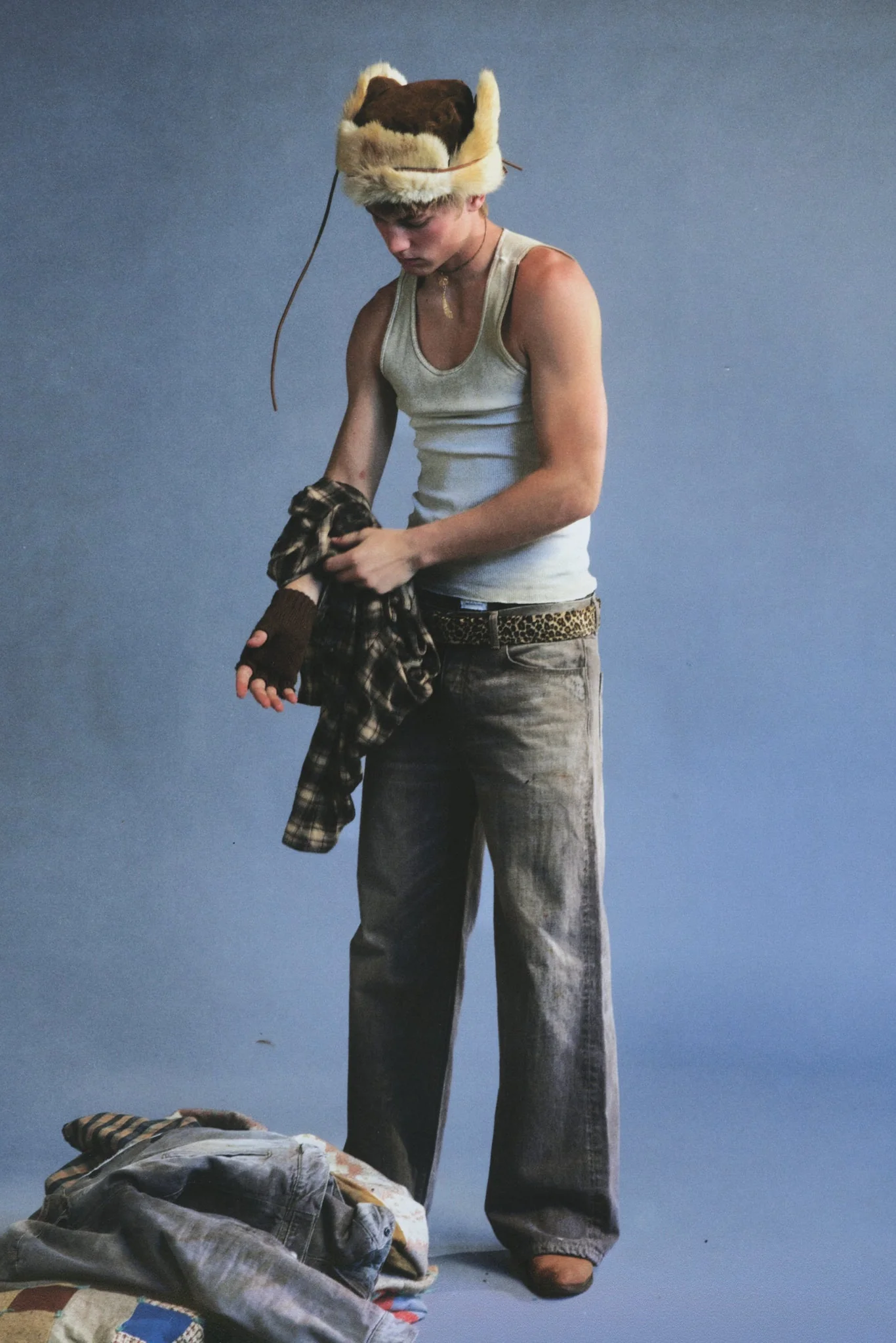 faded brown denim jeans - Image 5