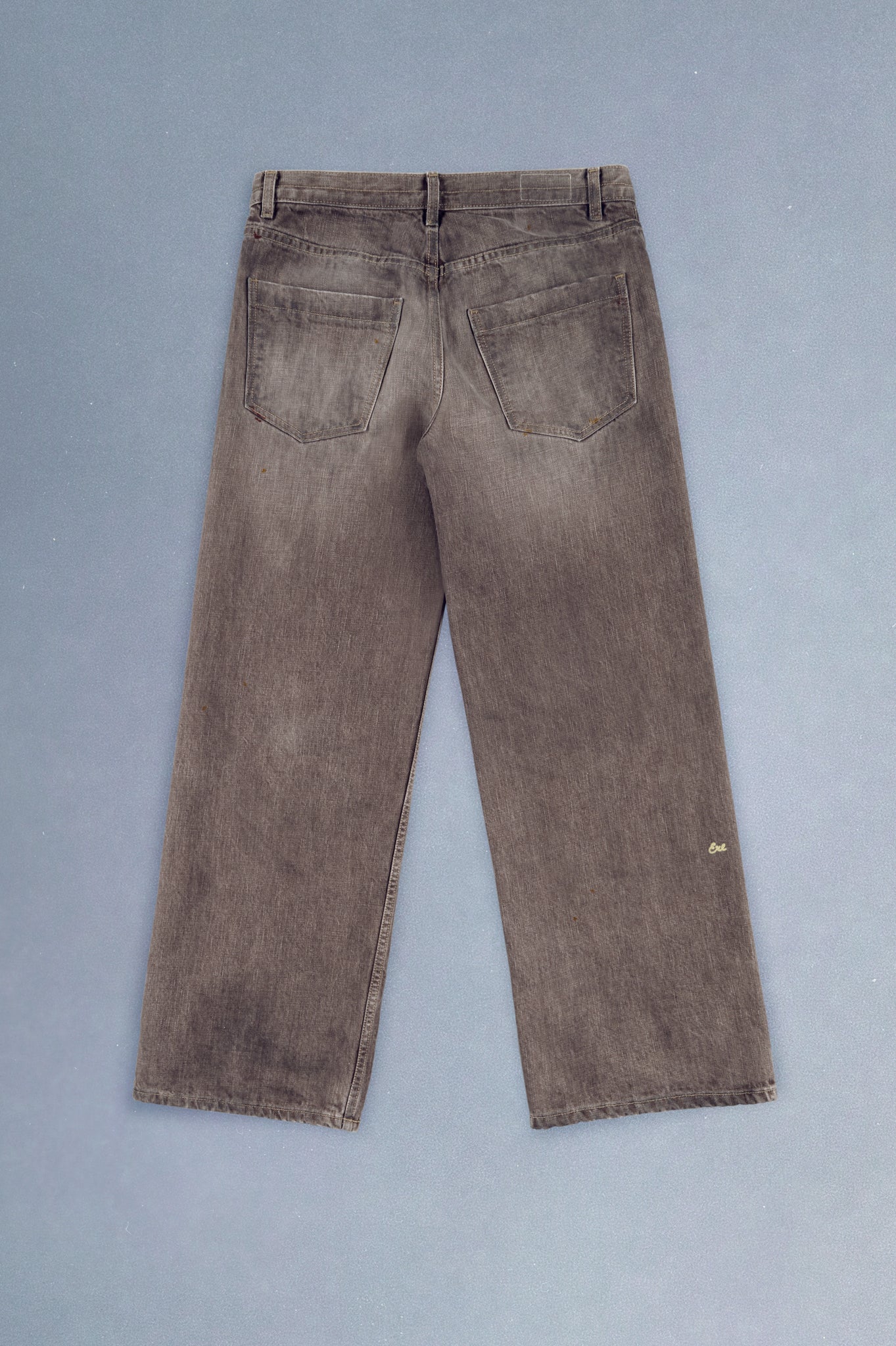 faded brown denim jeans - Image 6