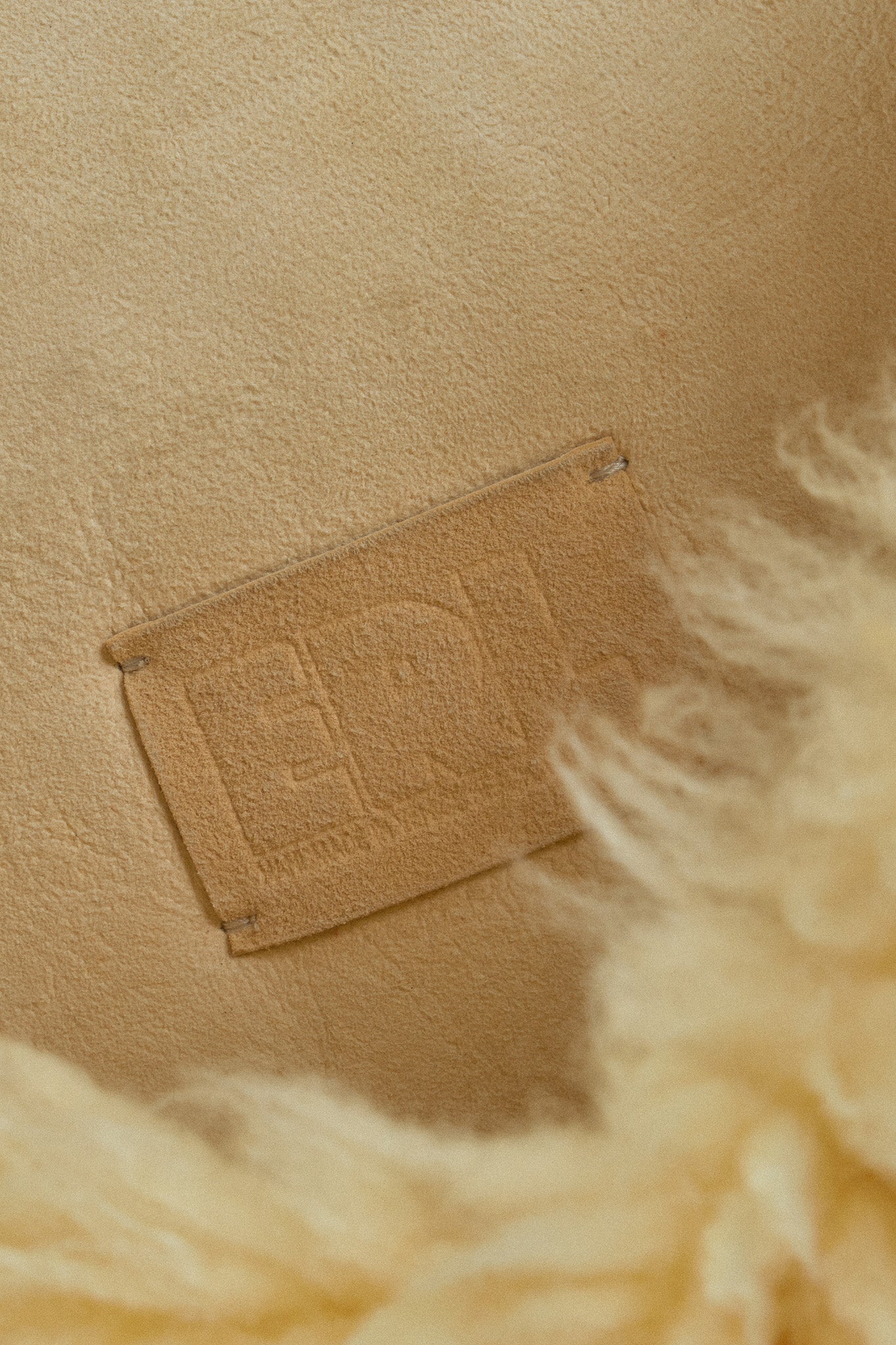 shearling messenger bag - Image 4